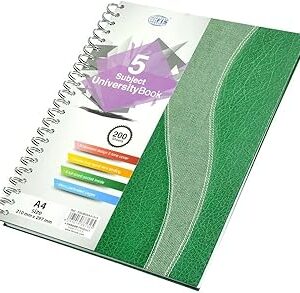 Fis couverture rigide à spirale fsub5sa41413 livres universitaires 5 sujets, 200 feuilles, format a4. Diaytar Sénégal : Des produits pour toute la famille à prix cassés