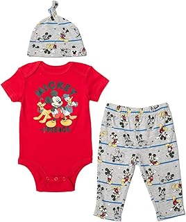 Ensemble 3 pièces minnie mouse pour filles : combinaison mignonne, pantalon tendance, bandeau