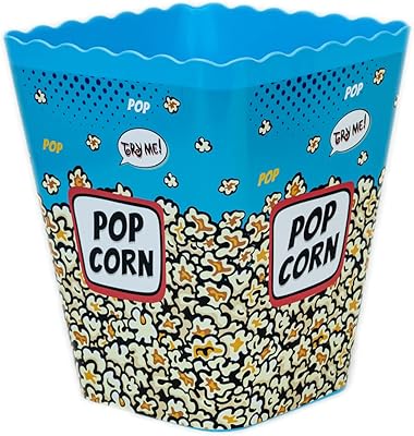 Boîte à pop-corn herven, bleue, h-161966-pbl