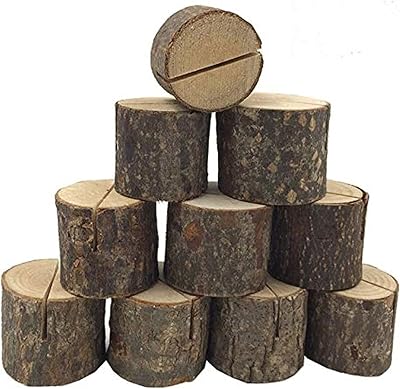 10 pièces en bois notes photo cartes de visite porte-carte postale créatif maison bricolage décoration de fête de mariage artisanat porte-lettre porte-carte décoration de table de bureau. Diaytar : Des prix qui défient toute concurrence