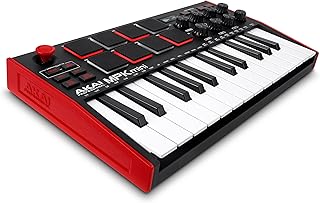 Clavier contrôleur usb akai professional mk3 à 25 touches avec 8 pads