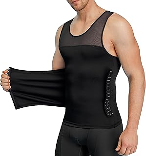 Gilet amincissant pour hommes, débardeur serré, contrôle du ventre, chemise de compression, sous-vêtements