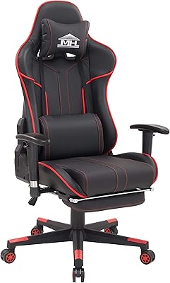 Le meilleur fauteuil de jeu vidéo de direction rj-8887 avec repose-pieds entièrement inclinable