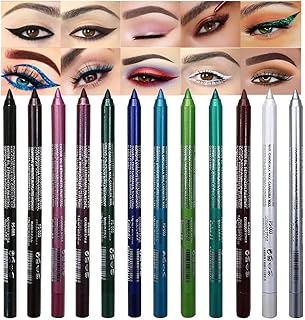 Ensemble de crayons eye-liner crayon fard à paupières couleurs vert bleu marron