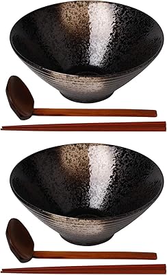 Ensemble de bols à ramen japonais en céramique canon, bols à soupe