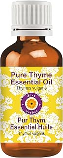 Dave herbs huile essentielle pure de thym (thym intellectuel) distillation à la vapeur