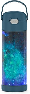 Bouteille isotherme en acier inoxydable de 16 oz avec bouchon à large bec