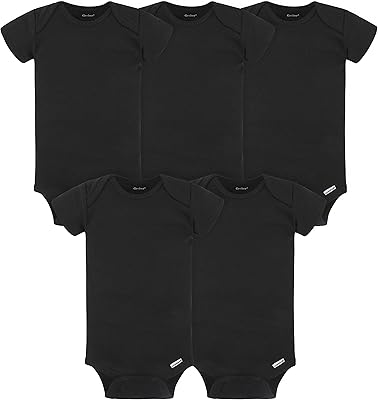 Body uni gerber onesies pour bébés, paquet de 5
