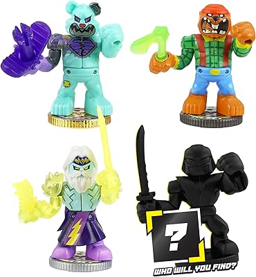 Legends of akido power storm warrior figure ensemble de 4 figurines comprenant un guerrier ultra rare et un guerrier mystérieux. Diaytar Sénégal : Innovation digitale et prix attractifs