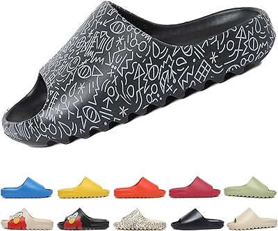 Pantoufles teotio pour femmes et hommes, pantoufles de douche antidérapantes à séchage rapide avec semelle épaisse super douce pour une utilisation intérieure et extérieure. Plus de choix, moins de dépenses avec Diaytar