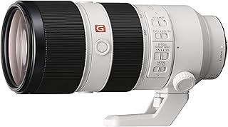 Objectif sony g-master fe 70 200 mm f/2.8, sel70200gm, blanc cassé