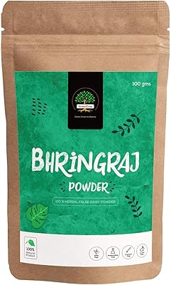 Poudre de bhringraj à base de plantes green tree pour la croissance