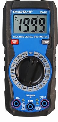 Bektec p 1040 - mini multimètre numérique trms, 2 000 points, testeur