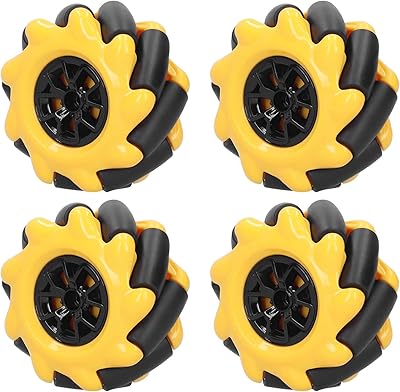 Roue omnidirectionnelle, roue omnidirectionnelle en abs stable pour ingénieur robot (#2)