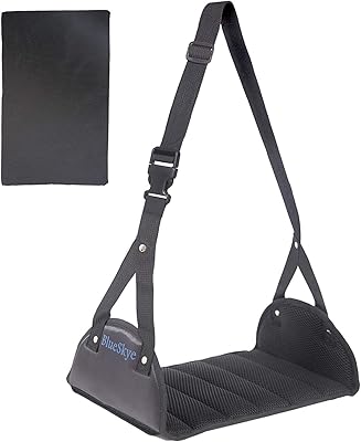 Hamac de voyage pliable à pieds plats pour avion bureau sous le voiture
