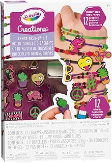 Kit de mélange de pendentifs néon crayola creations multicolore cy04-0468