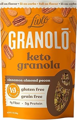 Céréales granola livlo keto 1 g de glucides nets