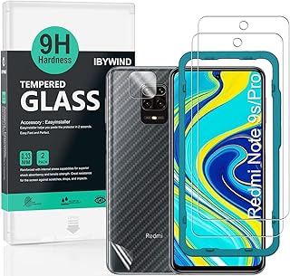 Protecteur d'écran ibywind [pack de 2] pour redmi note 9s-redmi 9 pro