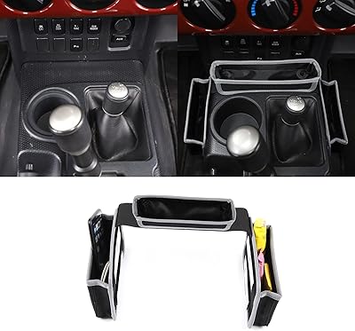 Boîte de rangement de transmission vegtagal pour toyota fj cruiser 2007-2021 boîte