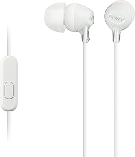 Écouteurs intra-auriculaires sony mdr-ex15ap (avec fonction casque, microphone intégré) blanc