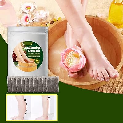 Trempage des pieds au gingembre pour le drainage lymphatique bain de amincissant