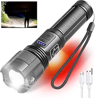 Lampe de poche led ultra lumineuse 3 000 lumens lampe latérale