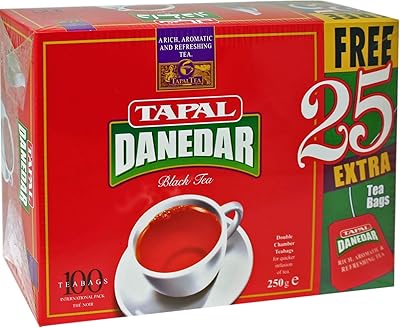 Sachets de thé tabal danidar : emballage spécial 125 sachets