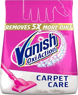 Nettoyant pour tapis vanish, poudre oxi action pour nettoyer de grandes surfaces, élimine