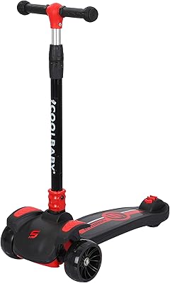 Scooter à trois roues cool baby pour enfants grande pédale pliable et réglable