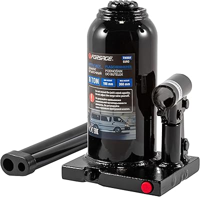 Cric bouteille hydraulique forsage 8t avec barre de levage - plage de hauteur