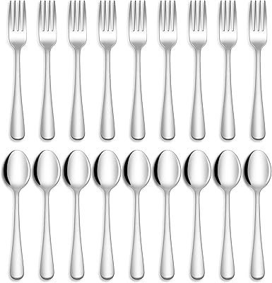 Ensemble de couverts en argent hiware, 24 pièces de fourchettes et cuillères