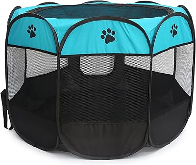 Longkins niche octogonale pour animaux de compagnie pour chiens chats lit pour chiot
