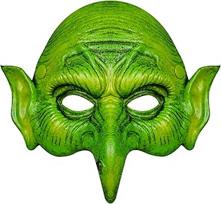 Masque de cosplay nezababy goblin, masque de sorcière ancienne, masque à la cannelle