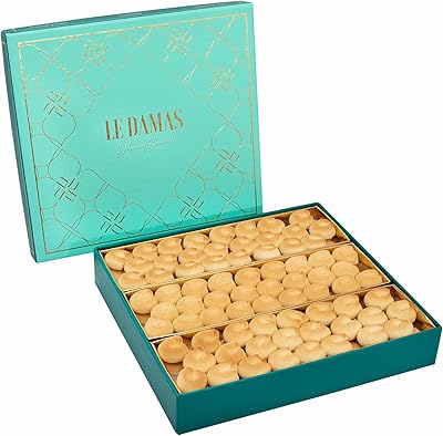 Une boîte de biscuits arabes croquants 500g, fondants dans la bouche, goût supplémentaire