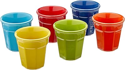 Tasse à expresso en céramique bialetti z500, multicolore, lot de 6