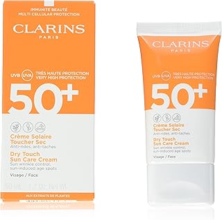 Clarins crème toucher sec solaire spf50+
