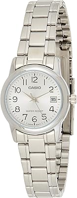 Montre décontractée analogique en acier inoxydable pour femme - ltp-v002d-7budf