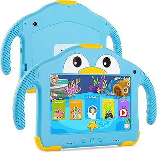 Tablette android pour jeunes enfants avec double caméra, wifi, 1 go 32 go