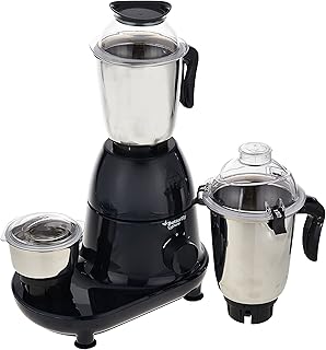 Broyeur mélangeur cyclone papillon 600 watts, 3 pots, bleu