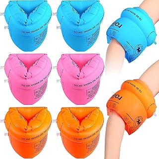 Alykdon 6 pièces anneaux de bras de natation en pvc flotteurs gonflables natation