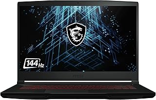 Ordinateur portable de jeu msi gf63 15,6" 144 hz : intel core i7-11800h