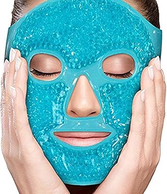 Masque visage perfecture pour yeux gonflés soulagement de la migraine sommeil et voyage