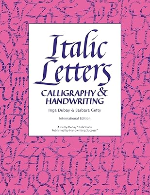 Lettres italiques : calligraphie et écriture manuscrite