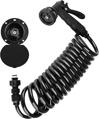 Kit de pulvérisateur extérieur dorafosset quick connect, tuyau et base de pulvérisation polyvalente