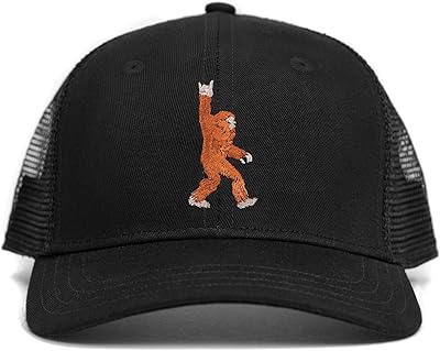 Pnkvnlo mesh bigfoot hats for men casquette de baseball brodée