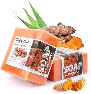 Savon au gingembre pour agrandissement des fesses plumporigin, savon au gingembre pour drainage lymphatique, savon au gingembre pour perdre du poids, graisse du ventre, barre de savon au curcuma pour la peau (3 pièces). Diaytar : Parce que bien acheter, c'est économiser