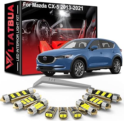 Kit d'éclairage intérieur led de remplacement pour mazda cx-5 cx5 2013