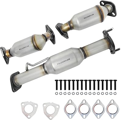 Convertisseur catalytique pulsherflow compatible avec buick enclave 2008-2017 chevrolet traverse 2009-2017