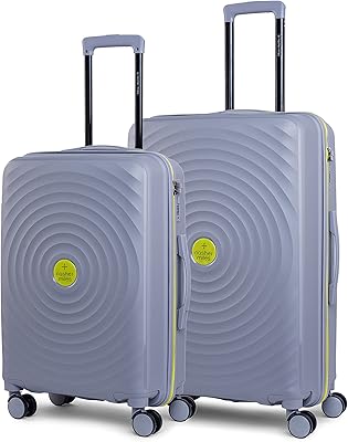 Lot de 2 valises trolley nasher miles de goa bagage uni en polypropylène