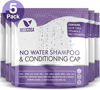 Bonnets de shampoing sans eau | bonnets de lavage des cheveux pour personnes